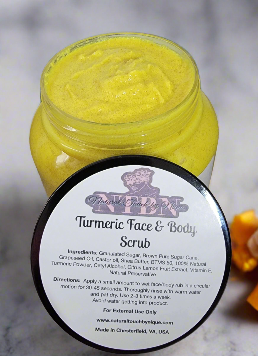 Turmeric Face and Body Scrub