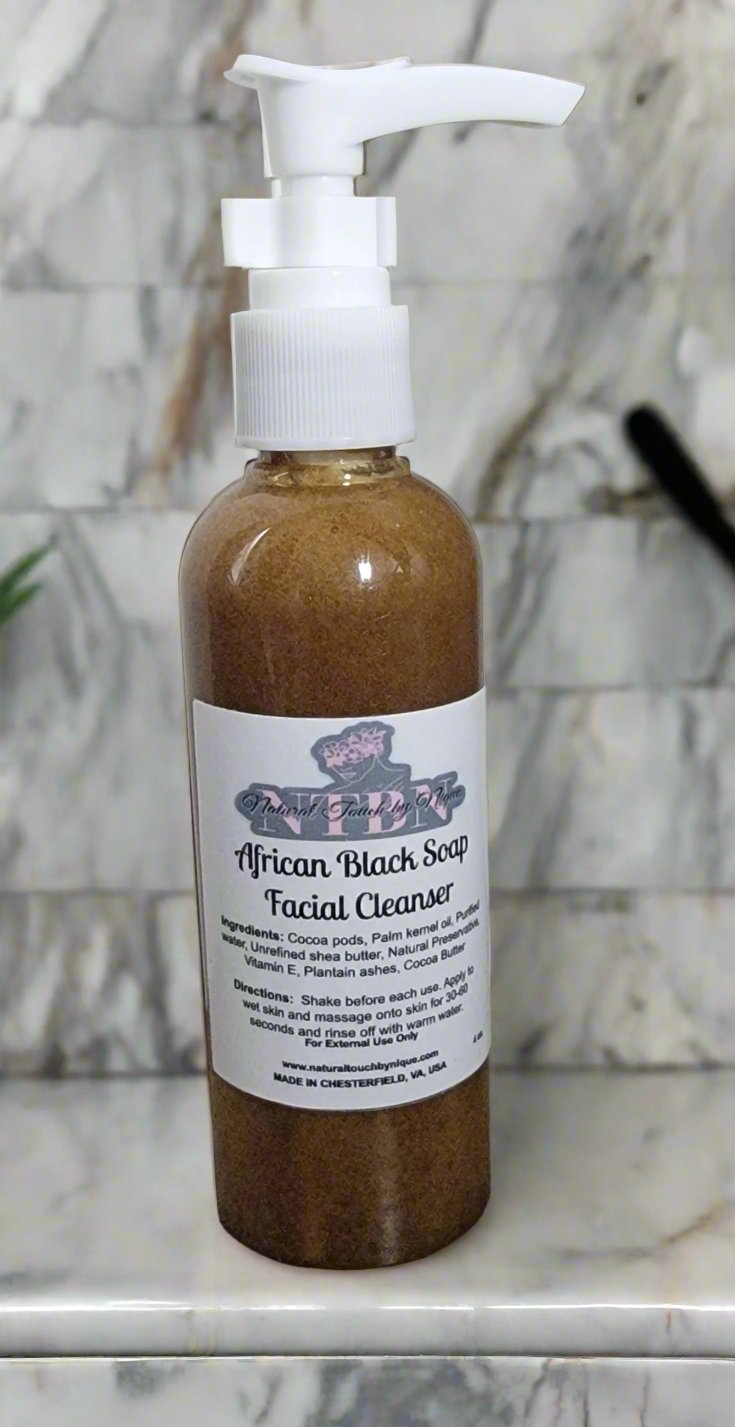 African Black Soap Facial Cleanser