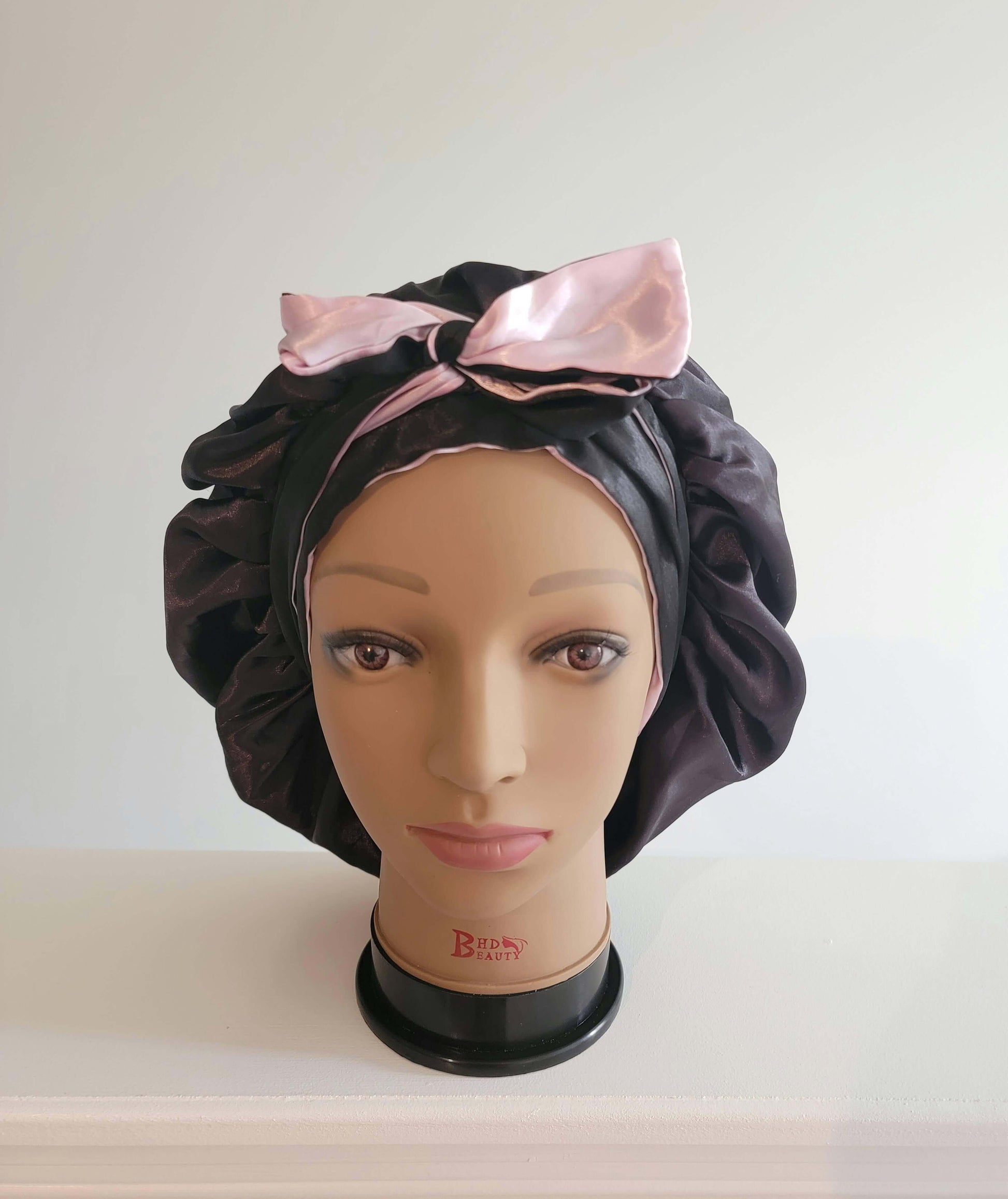 NTBN reversible satin bonnet