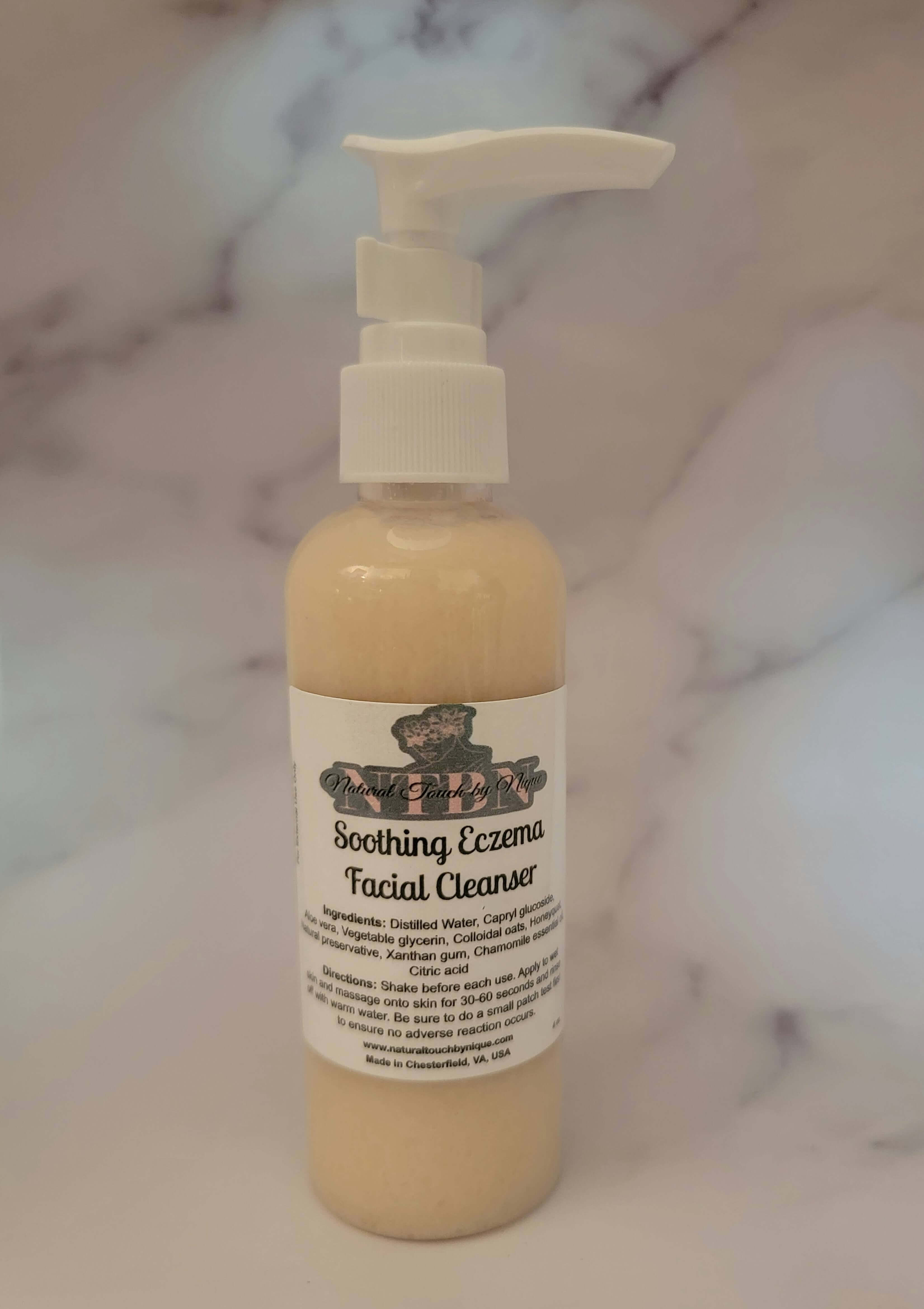 Soothing Eczema Facial Cleanser Natural Touch by Nique